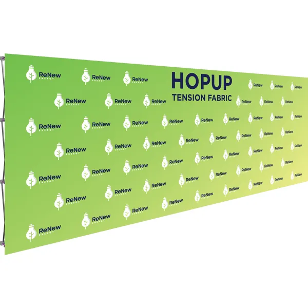 Hopup 20ft Straight Full Height Tension Fabric Display - Image 5