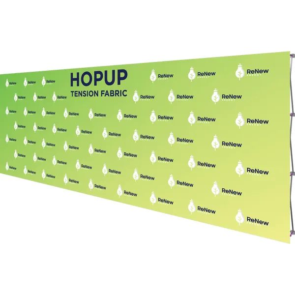 Hopup 20ft Straight Full Height Tension Fabric Display - Image 6