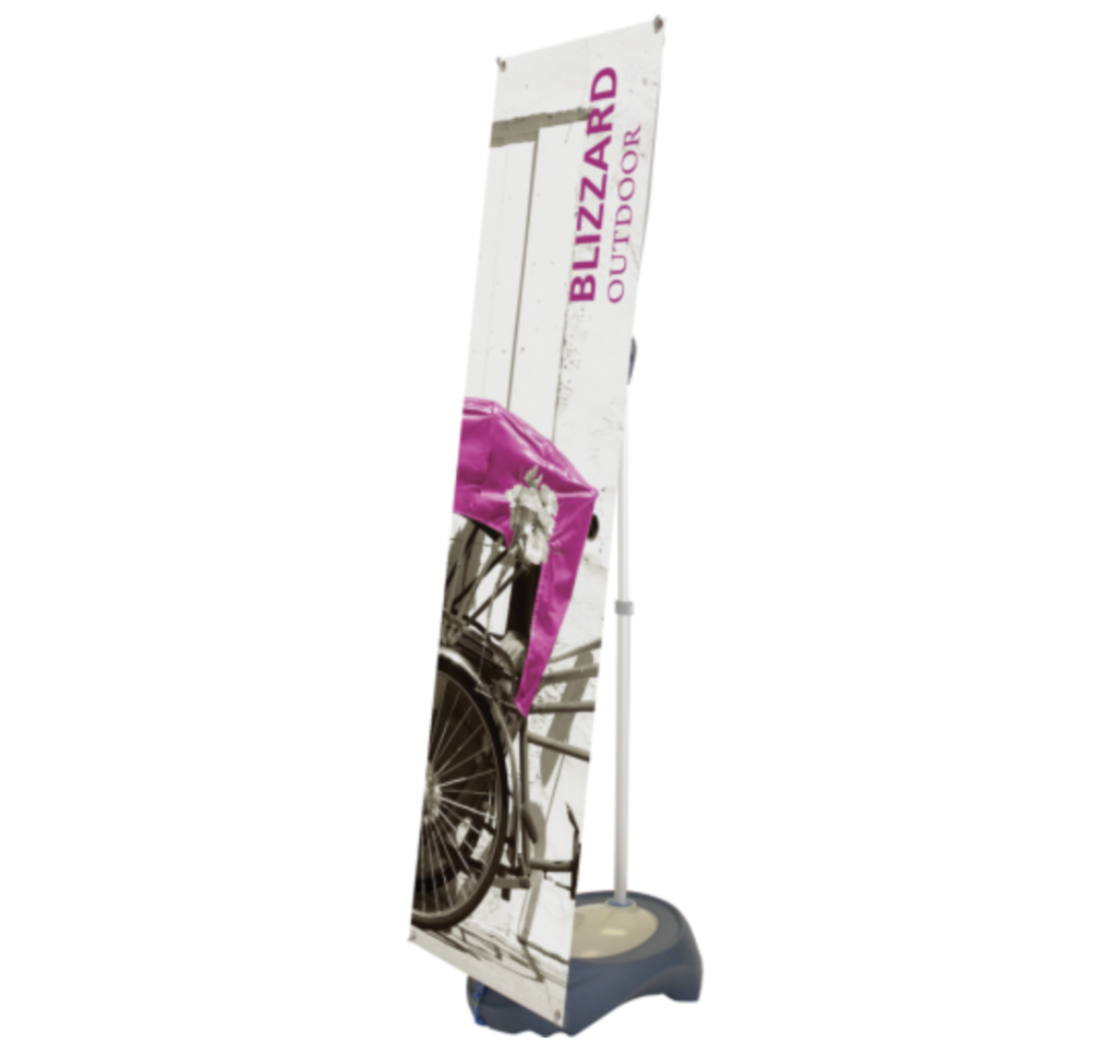 outdoor banner stands
