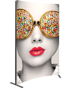Vector Frame Curved 03 Fabric Banner Display