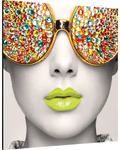 Vector Frame Edge S-03 Square Fabric Poster Display