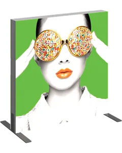 Vector Frame Light Box Square 01 Fabric Banner Display
