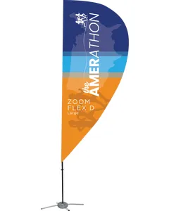 Zoom Flex D-Shaped Flag Large