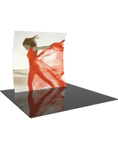 Formulate Master 8ft Vertical Curve Fabric Backwall