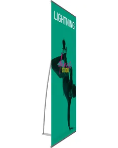 Lightning Spring Back Banner Stand