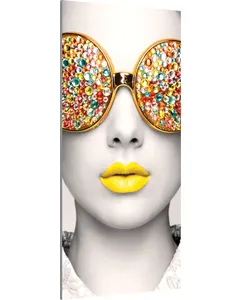 Vector Frame Edge R-04 Rectangle Fabric Poster Display