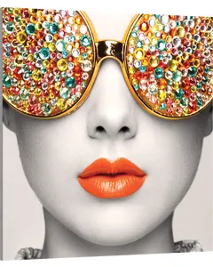 Vector Frame Edge S-02 Square Fabric Poster Display