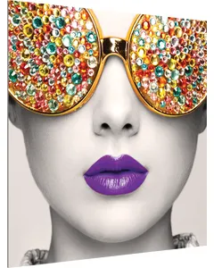 Vector Frame Edge S-05 Square Fabric Poster Display