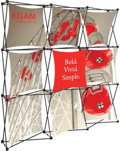 Xclaim 8ft Fabric Popup Display Kit 01