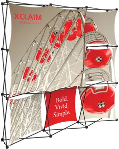 Xclaim 8ft Fabric Popup Display Kit 03