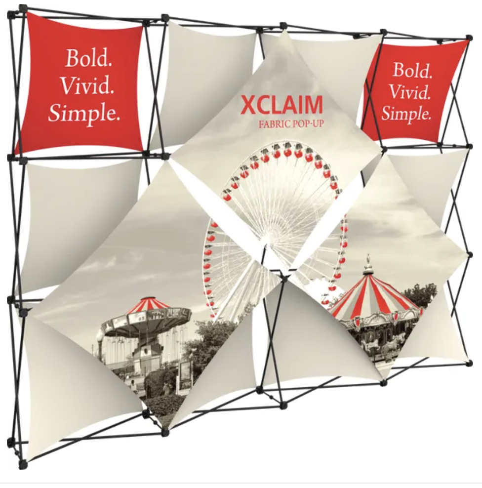 Xclaim 10ft Fabric Popup Display Kit 05